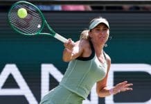 Badosa regresa al Abierto de EEUU Fotografía de archivo del 17 de junio de 2026 en la que se observa a la tenista española Paula Badosa en acción contra la estadounidense Coco Gauff durante el partido de octavos de final en el torneo de tenis WTA 500 Berlin Open en el Steffi Graf Stadium, en Berlín (Alemania). EFE/FILIP SINGER