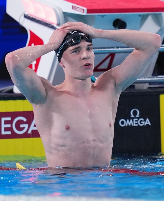 El alemán Johannes Liebmann pulveriza el récord del mundo de los 1.500 El alemán Johannes Liebmann estableció un nuevo récord de mundo de los 1.500 libre al imponerse este domingo en la final de los Europeos de París con un tiempo de 14:26.79 minutos. EFE/EPA/FRANCO ARLAND