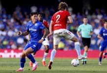 La alarma del Celta Fotografía del pasado 7 de septiembre, en la que puede verse al defensa del Celta Carl Starfelt (d), durante el partido de la jornada 4 de LaLiga EA Sports contra el Getafe CF. EFE/ Víctor Lerena