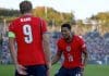 Bellingham se recrea Los ingleses Jude Bellingham y Harry Kane (L) celebran el 0-2 durante el partido de la tercera jornada de la Liga de Naciones que han jugado Croacia e Inglaterra en Rijeka, Croacia. EFE/EPA/ANTONIO BAT
