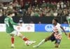Estados Unidos aplasta a Mexico Alex Freeman (d), de Estados Unidos, disputa el balón con Armando González, de México, en un partido Amistoso entre Estados Unidos y México en el estadio State Farm en Glendale (Estados Unidos). EFE/ Ómar Alonso
