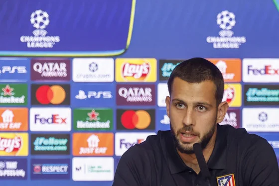 El defensa eslovaco del Atlético de Madrid Dávid Hancko, en foto de archivo de Sergio Pérez . EFE