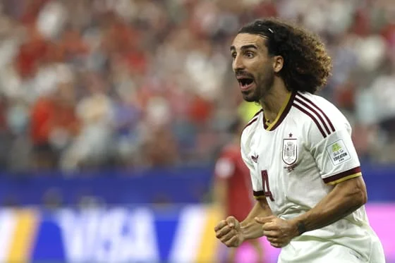 Marc Cucurella, jugador de la selección de España. EFE/Mariscal